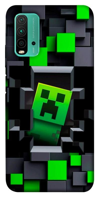 Чехол itsPrint Creeper window для Xiaomi Redmi Note 9 4G / Redmi 9 Power / Redmi 9T, игры, купить оптом с доставкой
