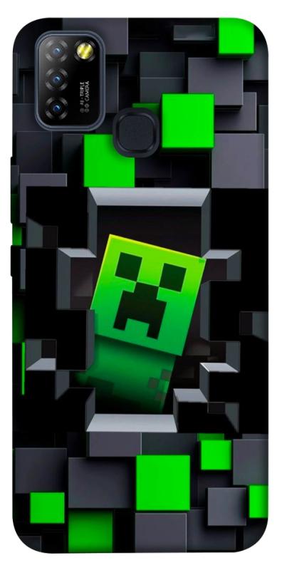 Чехол itsPrint Creeper window для Infinix Hot 10 Lite, игры, купить оптом с доставкой