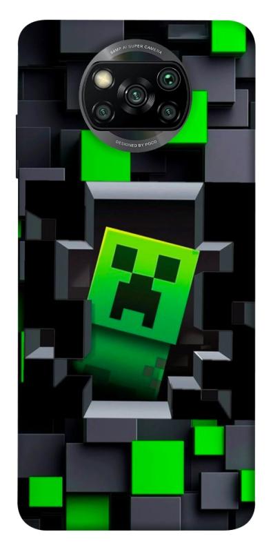Чехол itsPrint Creeper window для Xiaomi Poco X3 NFC / Poco X3 Pro, игры, купить оптом с доставкой
