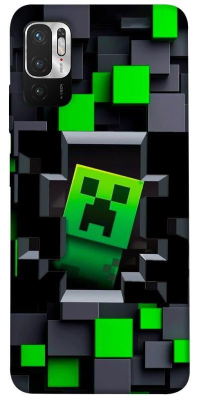 Чехол itsPrint Creeper window для Xiaomi Redmi Note 10 5G, игры, купить оптом с доставкой