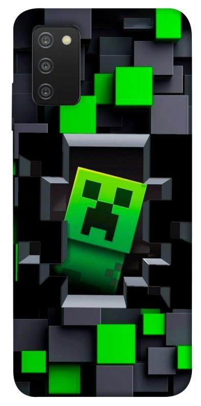 Чехол itsPrint Creeper window для Samsung Galaxy A03s, игры, купить оптом с доставкой