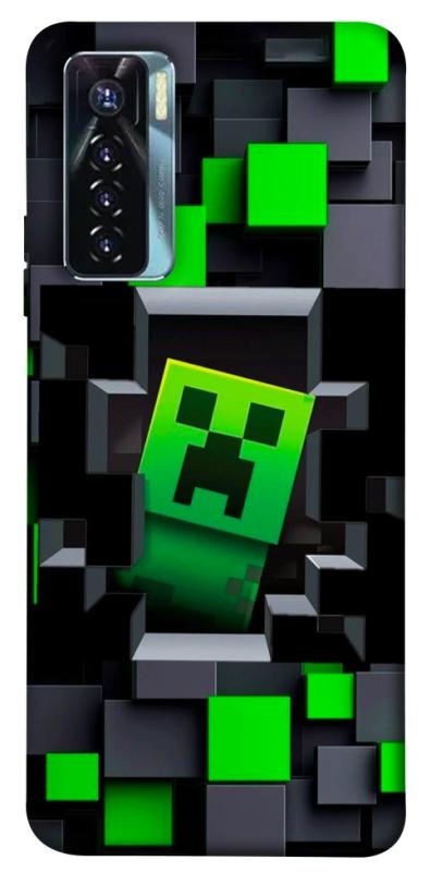 Чехол itsPrint Creeper window для TECNO Camon 17 Pro, игры, купить оптом с доставкой