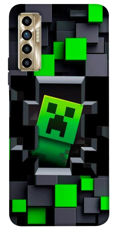 Чехол itsPrint Creeper window для TECNO Camon 17P, игры, купить оптом с доставкой