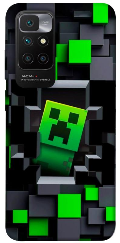 Чехол itsPrint Creeper window для Xiaomi Redmi 10, игры, купить оптом с доставкой