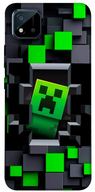 Чехол itsPrint Creeper window для Realme C11 (2021), игры, купить оптом с доставкой