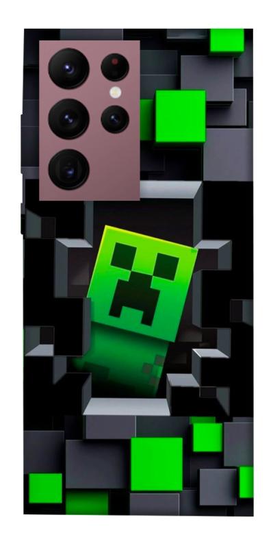Чехол itsPrint Creeper window для Samsung Galaxy S22 Ultra, игры, купить оптом с доставкой