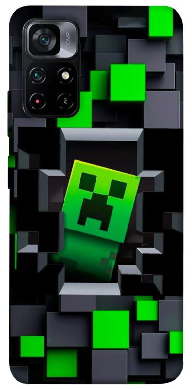 Чехол itsPrint Creeper window для Xiaomi Poco M4 Pro 5G, игры, купить оптом с доставкой