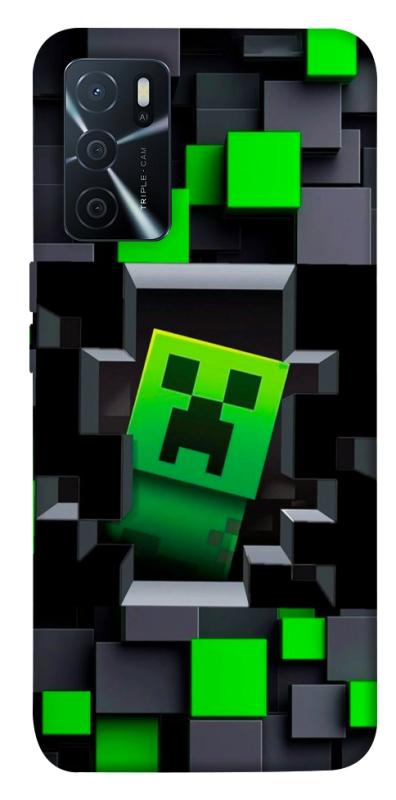 Чехол itsPrint Creeper window для Oppo A16s / A16, игры, купить оптом с доставкой