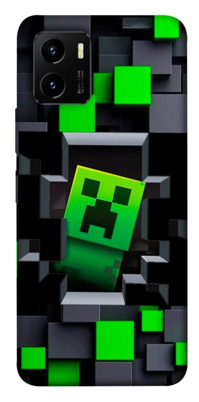 Чехол itsPrint Creeper window для Vivo Y15s, игры, купить оптом с доставкой