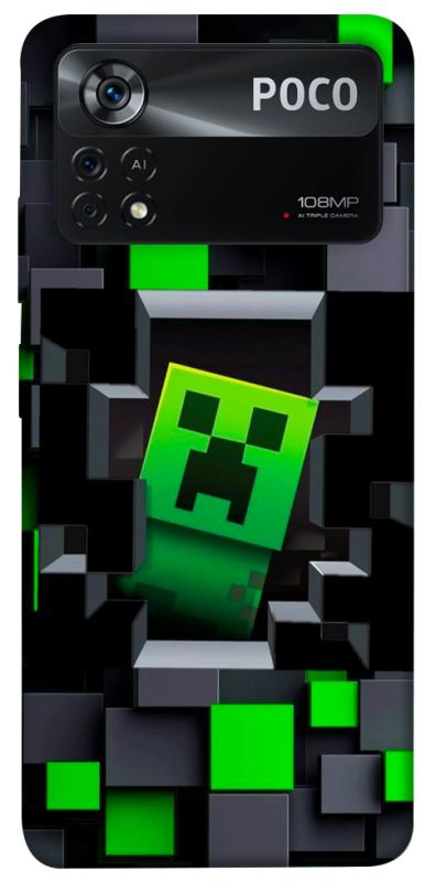 Чехол itsPrint Creeper window для Xiaomi Poco X4 Pro 5G, игры, купить оптом с доставкой