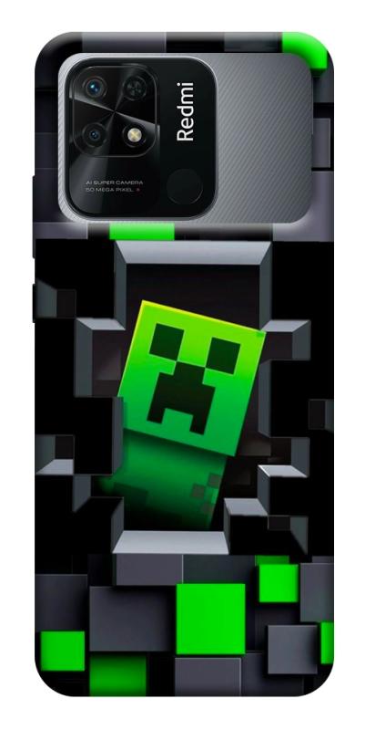 Чехол itsPrint Creeper window для Xiaomi Redmi 10C, игры, купить оптом с доставкой