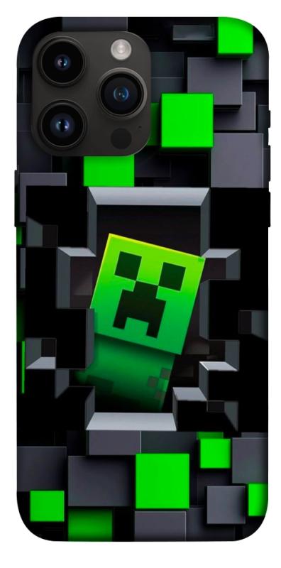 Чехол itsPrint Creeper window для Apple iPhone 14 Pro Max (6.7"), игры, купить оптом с доставкой