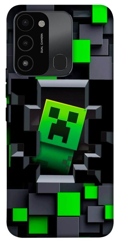 Чохол itsPrint Creeper window для TECNO Spark 8C, ігри, купити оптом з доставкою