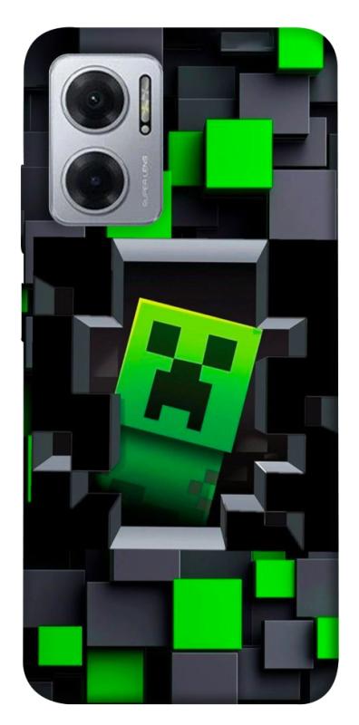 Чехол itsPrint Creeper window для Xiaomi Redmi Note 11E, игры, купить оптом с доставкой