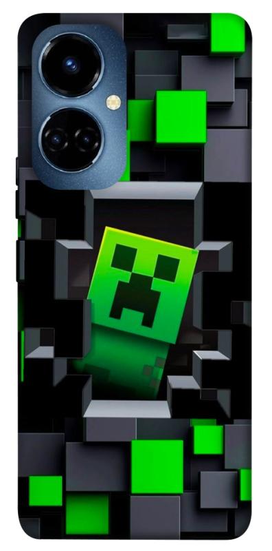 Чехол itsPrint Creeper window для TECNO Camon 19 (CI6n) / 19 Pro (CI8n), игры, купить оптом с доставкой