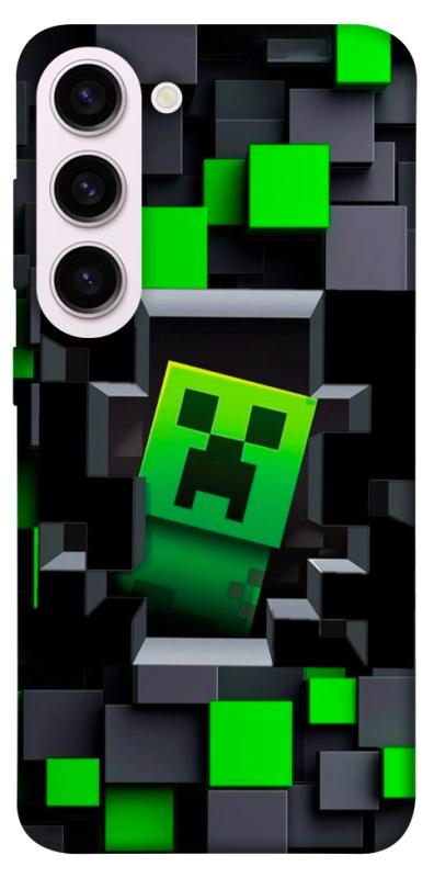 Чехол itsPrint Creeper window для Samsung Galaxy S23+, игры, купить оптом с доставкой