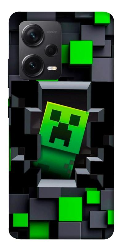 Чехол itsPrint Creeper window для Xiaomi Redmi Note 12 Pro+ 5G, игры, купить оптом с доставкой