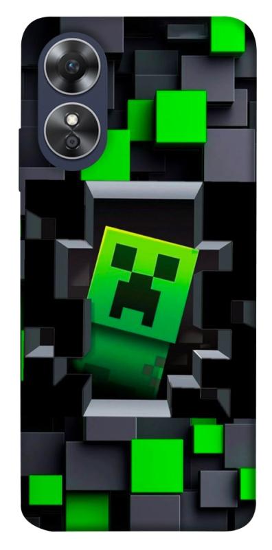 Чехол itsPrint Creeper window для Oppo A17, игры, купить оптом с доставкой