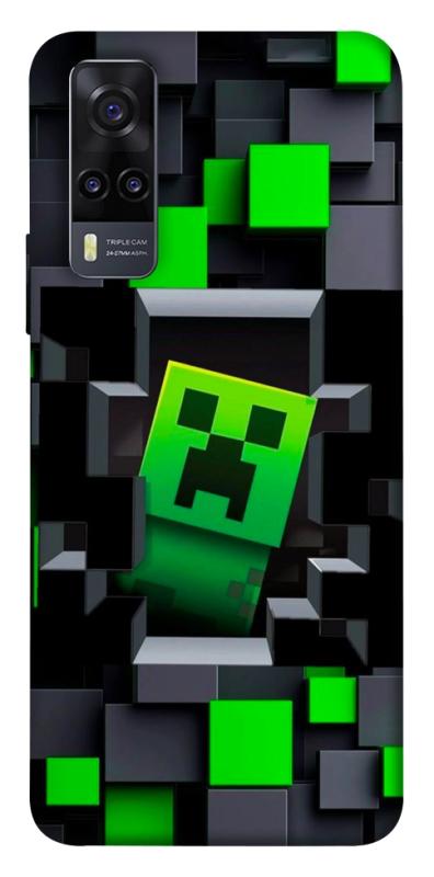 Чехол itsPrint Creeper window для Vivo Y31, игры, купить оптом с доставкой