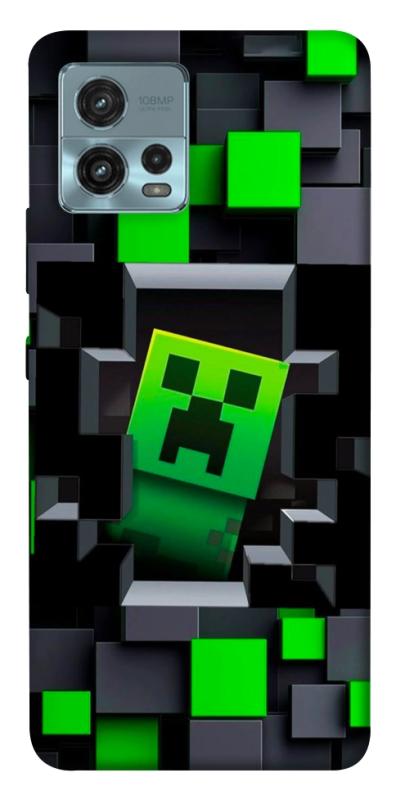 Чехол itsPrint Creeper window для Motorola Moto G72, игры, купить оптом с доставкой