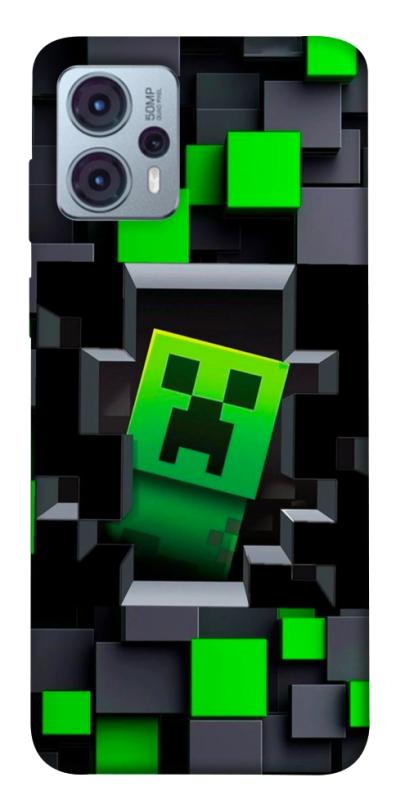 Чехол itsPrint Creeper window для Motorola Moto G23, игры, купить оптом с доставкой