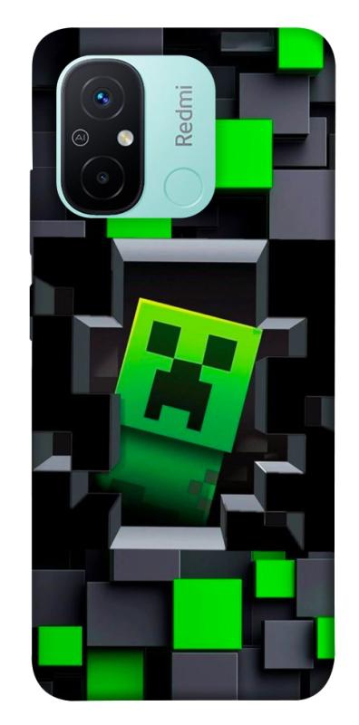 Чехол itsPrint Creeper window для Xiaomi Redmi 12C, игры, купить оптом с доставкой