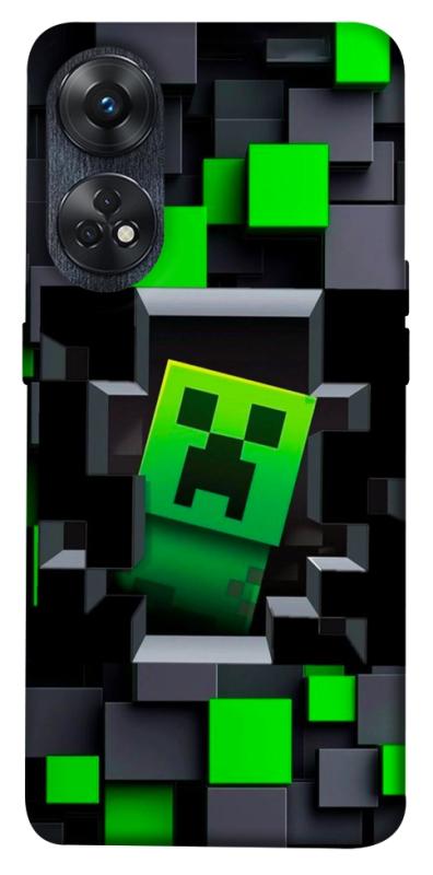 Чехол itsPrint Creeper window для Oppo Reno 8 T 4G, игры, купить оптом с доставкой