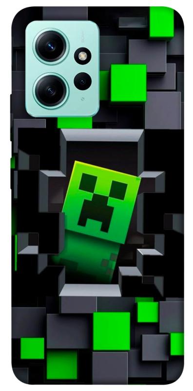 Чехол itsPrint Creeper window для Xiaomi Redmi Note 12 4G, игры, купить оптом с доставкой
