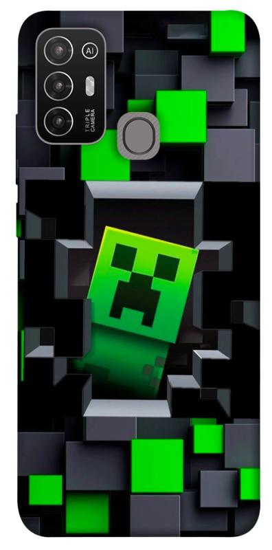Чехол itsPrint Creeper window для ZTE Blade A52, игры, купить оптом с доставкой
