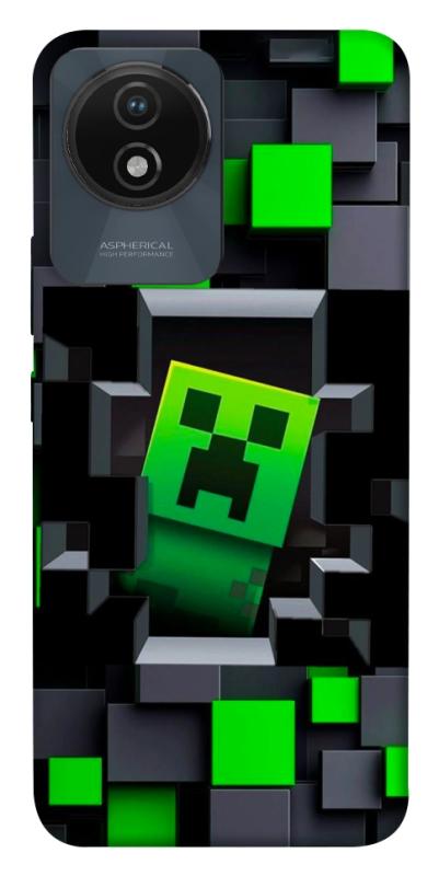 Чехол itsPrint Creeper window для Vivo Y02, игры, купить оптом с доставкой