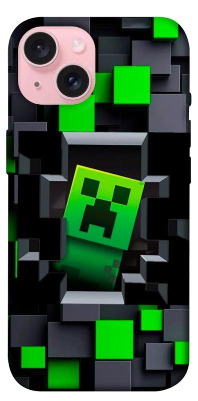 Чехол itsPrint Creeper window для Apple iPhone 15 (6.1"), игры, купить оптом с доставкой