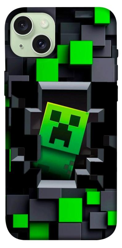 Чехол itsPrint Creeper window для Apple iPhone 15 Plus (6.7"), игры, купить оптом с доставкой