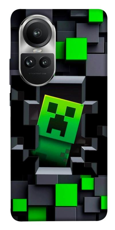 Чехол itsPrint Creeper window для Oppo Reno 10, игры, купить оптом с доставкой