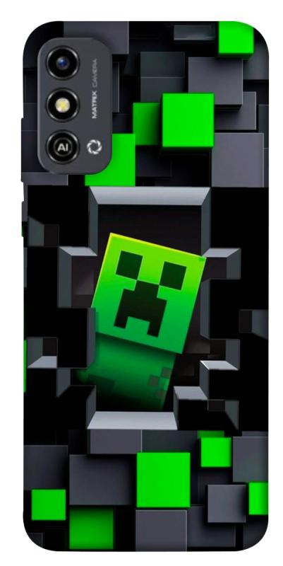 Чехол itsPrint Creeper window для ZTE Blade A53, игры, купить оптом с доставкой