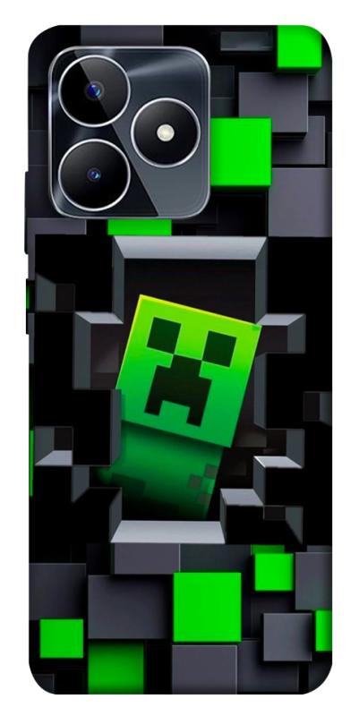 Чехол itsPrint Creeper window для Realme C53, игры, купить оптом с доставкой