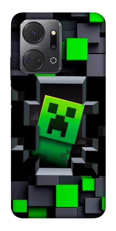 Чехол itsPrint Creeper window для Huawei Honor X7a, игры, купить оптом с доставкой