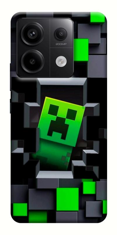 Чехол itsPrint Creeper window для Xiaomi Redmi Note 13 Pro 4G, игры, купить оптом с доставкой