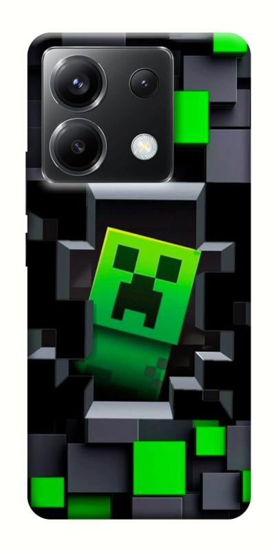 Чехол itsPrint Creeper window для Xiaomi Poco X6, игры, купить оптом с доставкой