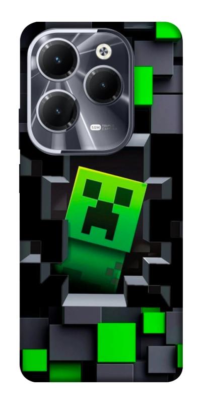 Чехол itsPrint Creeper window для Infinix Hot 40, игры, купить оптом с доставкой