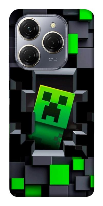 Чехол itsPrint Creeper window для TECNO Spark 20 Pro, игры, купить оптом с доставкой