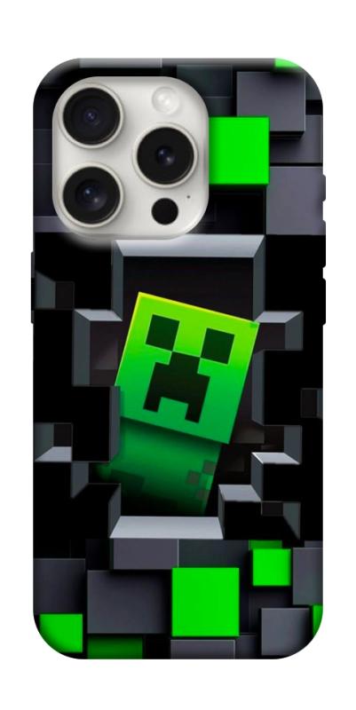 Чехол itsPrint Creeper window для Apple iPhone 16 Pro Max (6.9"), игры, купить оптом с доставкой