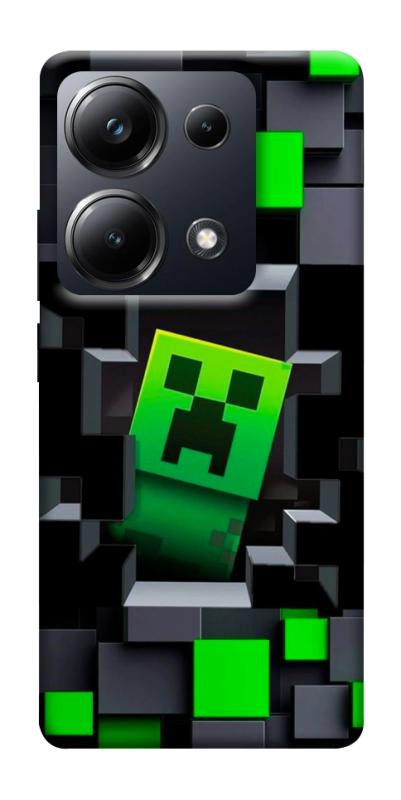 Чехол itsPrint Creeper window для Xiaomi Redmi 13 4G / Poco M6 4G, игры, купить оптом с доставкой