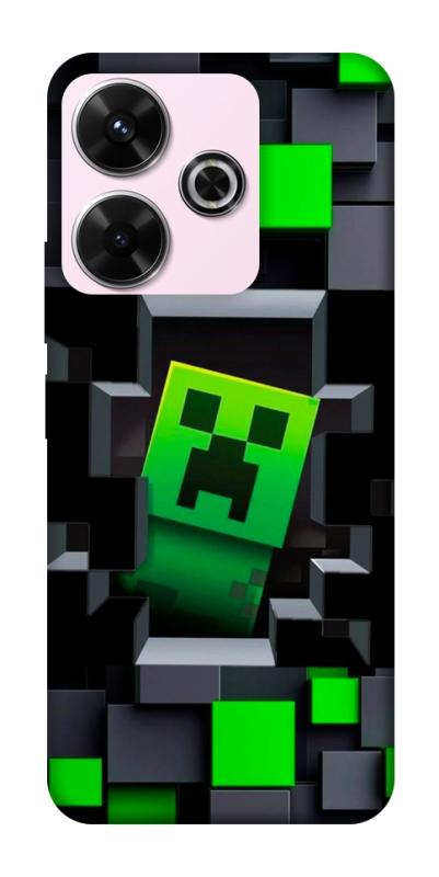 Чехол itsPrint Creeper window для Xiaomi Redmi 13 4G / Poco M6 4G, игры, купить оптом с доставкой
