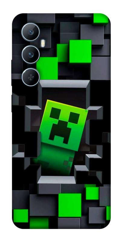 Чехол itsPrint Creeper window для Realme C65 4G, игры, купить оптом с доставкой