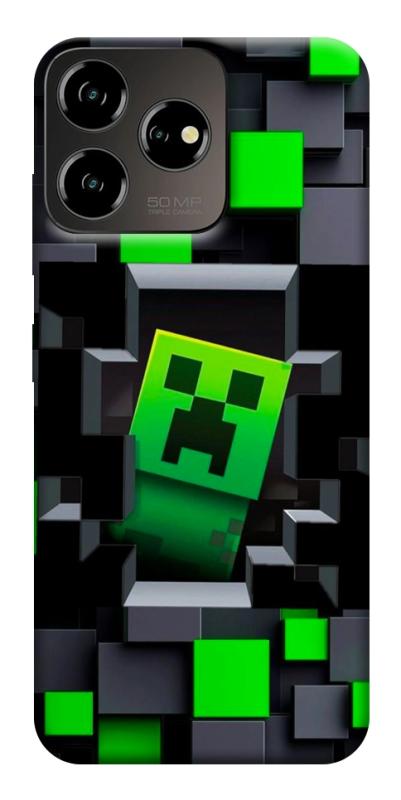 Чехол itsPrint Creeper window для ZTE Blade V50 Desing 4G, игры, купить оптом с доставкой