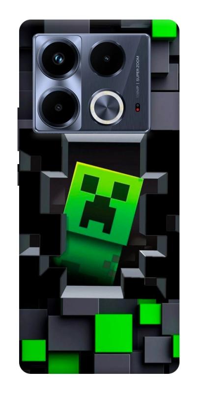 Чехол itsPrint Creeper window для Infinix Note 40 4G, игры, купить оптом с доставкой