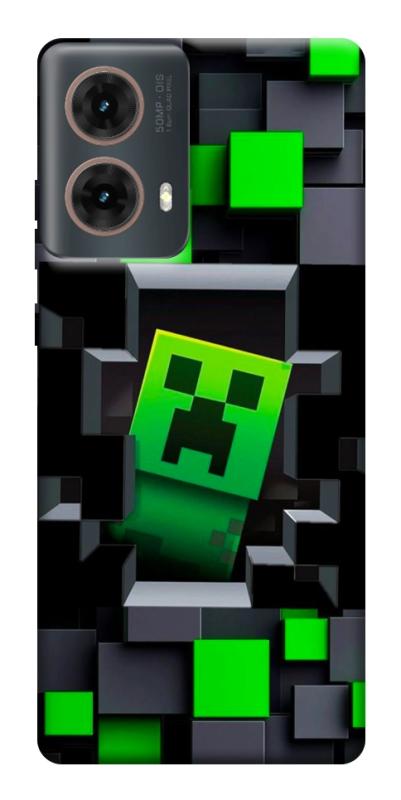 Чехол itsPrint Creeper window для Motorola Moto G85, игры, купить оптом с доставкой