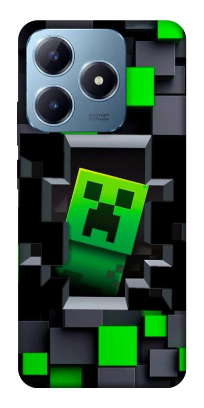 Чехол itsPrint Creeper window для Realme C63 4G, игры, купить оптом с доставкой