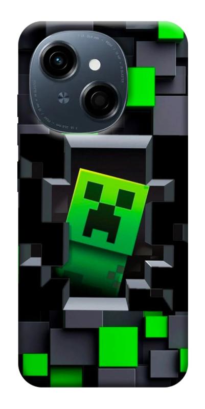 Чехол itsPrint Creeper window для TECNO Spark Go 1, игры, купить оптом с доставкой