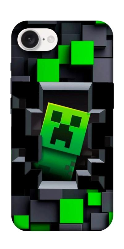 Чехол itsPrint Creeper window для Apple iPhone 16e (6.1"), игры, купить оптом с доставкой
